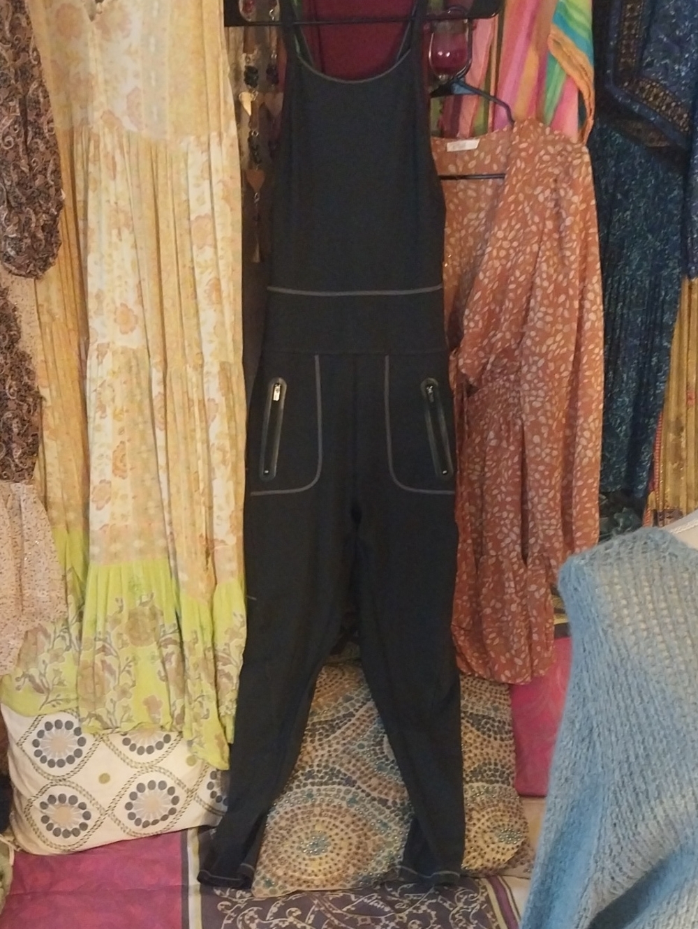 Fp Movement Olive Zip-Pocket Jumpsuit for Women